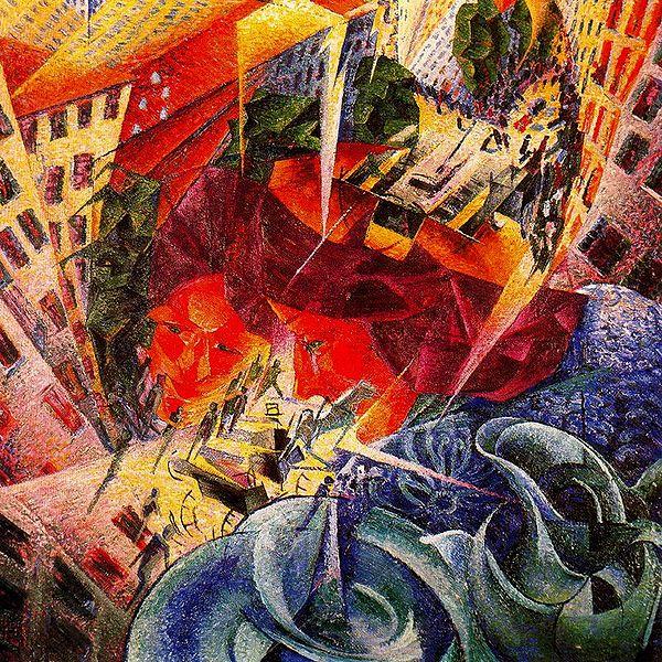 Umberto Boccioni Visioni simultanee China oil painting art